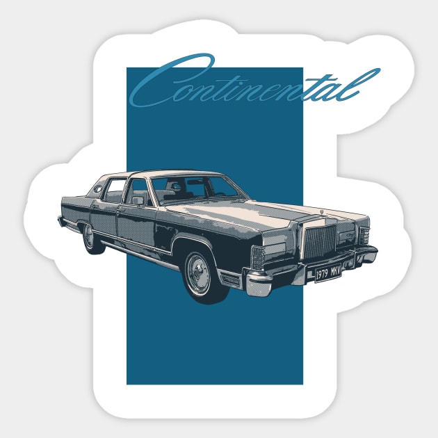 Lincoln Continental MkV Sticker by Joshessel